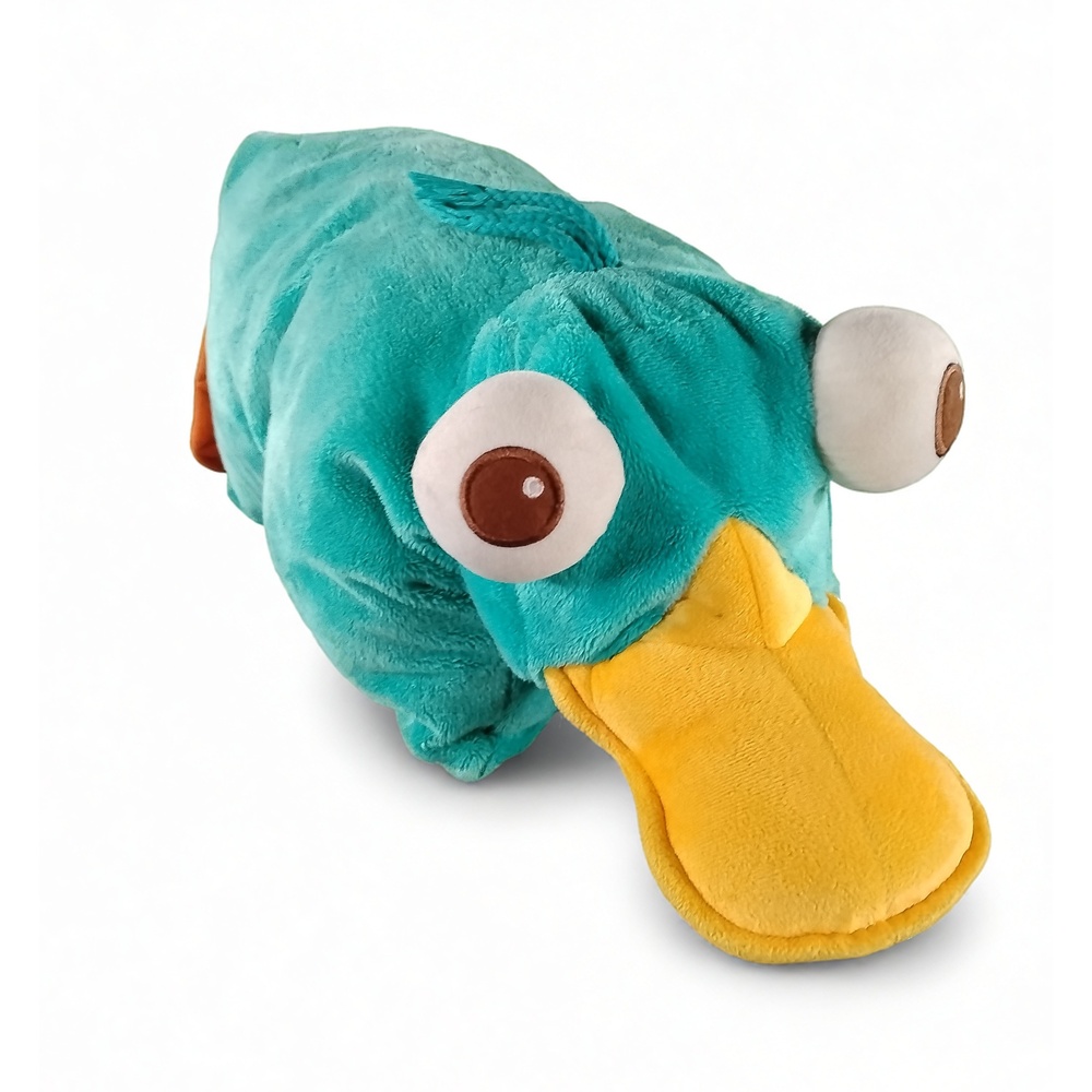 Disney Parks Perry the Platypus Folding Pillow Plush Stuffed Animal 30 inch